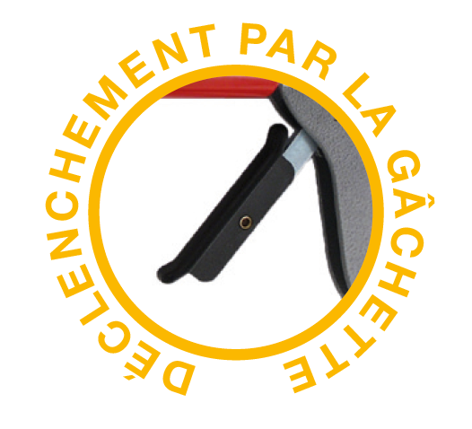 label Picto déclenchement par la gâchette h40 Picto Déclenchement par la gâchette H40