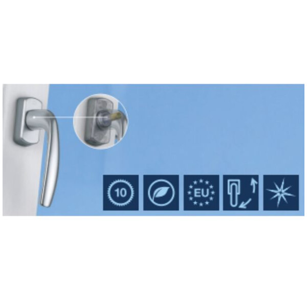 POIGNÉE DE FENÊTRE NEW-YORK  SECUSTIK (Ambiance) Poignée de fenêtre new-york  secustik