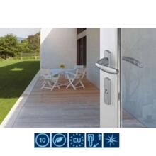 POIGNÉE DE PORTE-FENÊTRE  NEW-YORK À CLÉ SAILLIE  NORMALE (vignette) Poignée de porte-fenêtre  new-york à clé saillie  normale