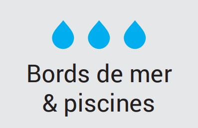 Résistant corrosion mer et piscines