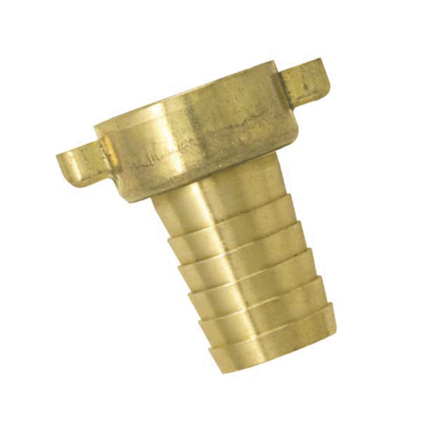 Nez de robinet cannele avec ecrou a ailettes