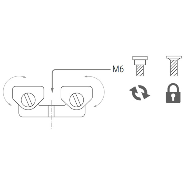 Adaptateur pour tube compatible pince piston tcp et serre joint tcs