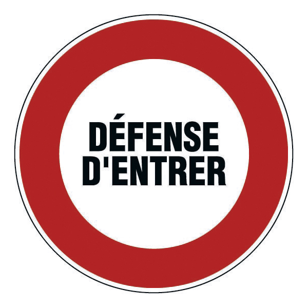 Disque de signalisation 300 mm