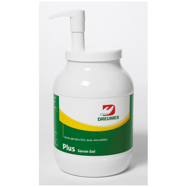 SAVON GEL "PLUS" MICROBILLES (Présentation) Savon gel "plus" microbilles