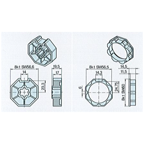 Adaptateur pour moteur standard