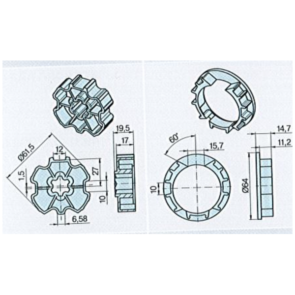 Adaptateur pour moteur standard