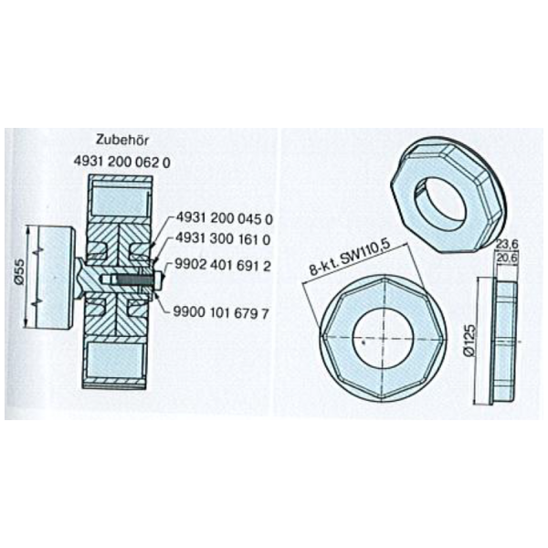 Adaptateur pour moteur standard