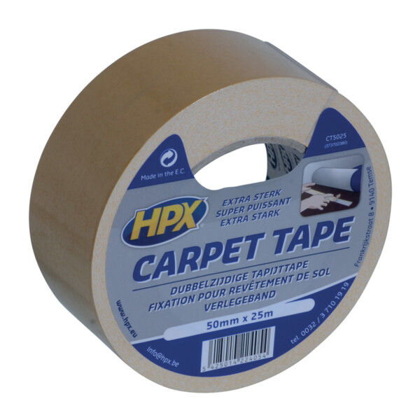 Adhésif double face moquette