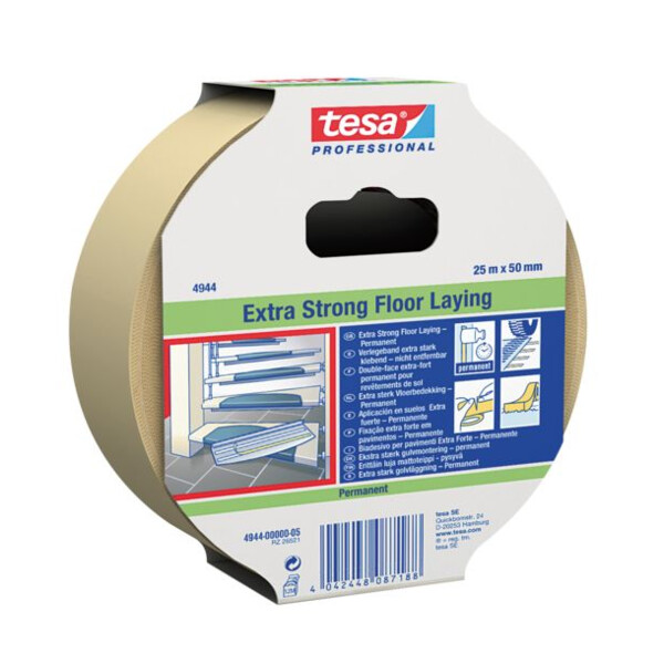 ADHESIF DOUBLE FACE TOILE 4944 (Présentation) Adhesif double face toile 4944