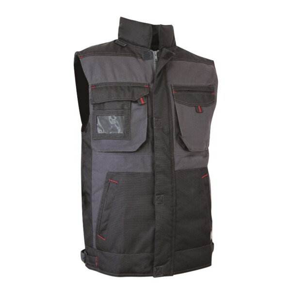 Bodywarmer Sable Gris noir (Présentation) Bodywarmer sable gris noir