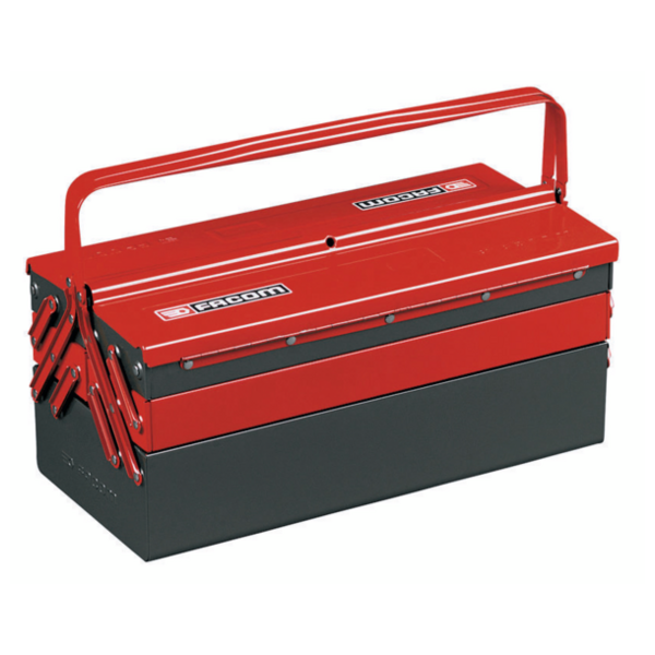 Boite a outils acier 5 compartiments