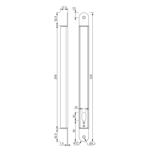 Passe-câble encastré avec ouverture izyx
