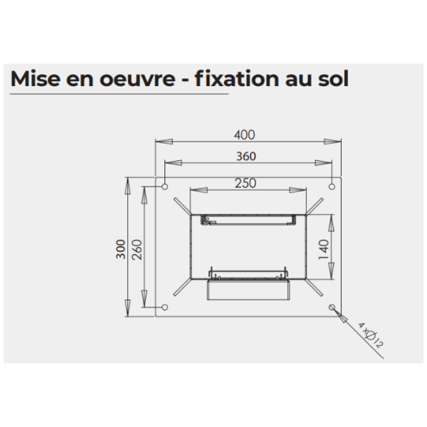 Borne pl sans visière