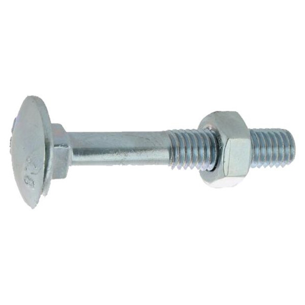 Boulon trcc din 603/555 acier zingue blanc