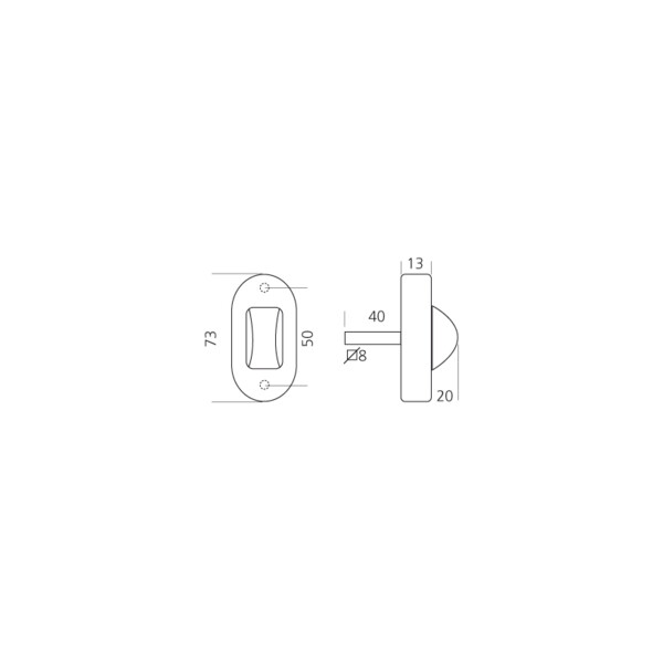 Bouton pour entrebailleur