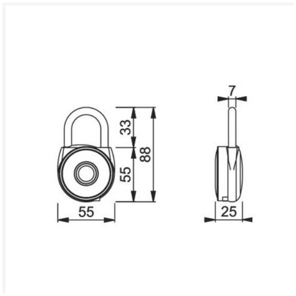 Cadenas biométrique arrone