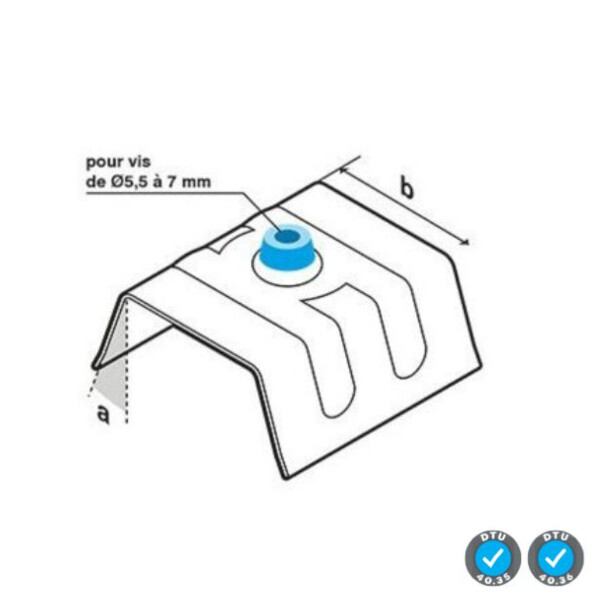 Cavalier bac acier type c