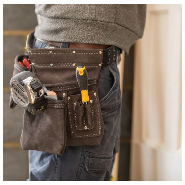 Ceinture porte-outils cuir double