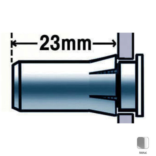 Cheville d'ancrage métal fixalu
