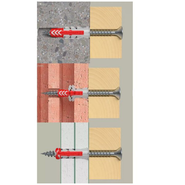 Cheville polyvalente duopower