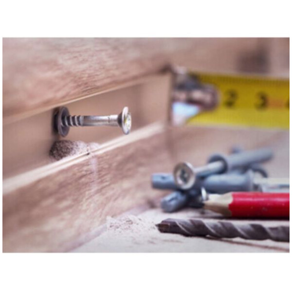 Cheville prémontée à frapper tete cylindrique