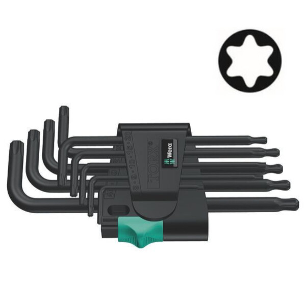 CLE MALE TORX TETE SPHERIQUE 967/9 PKL TX 1SB (JEU DE 9) (Présentation) Cle male torx tete spherique 967/9 pkl tx 1sb (jeu de 9)