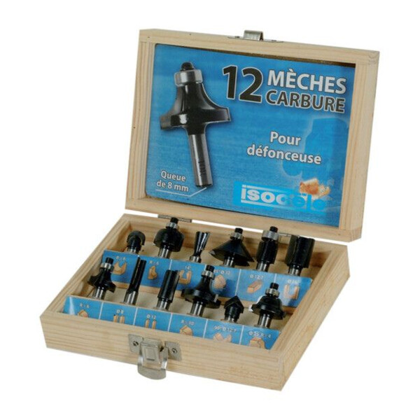 Coffret de défonçage 12 pièces
