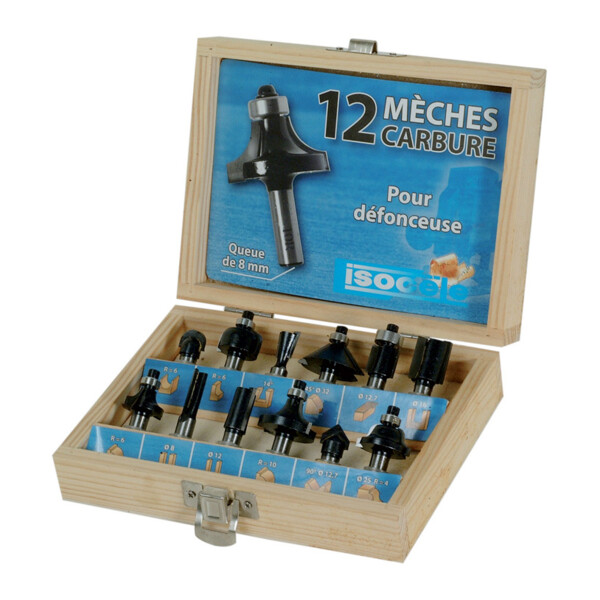 Coffret de défonçage 12 pièces