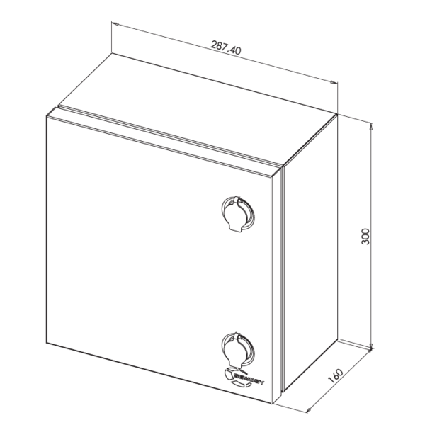 Coffret métal étanche sewosy