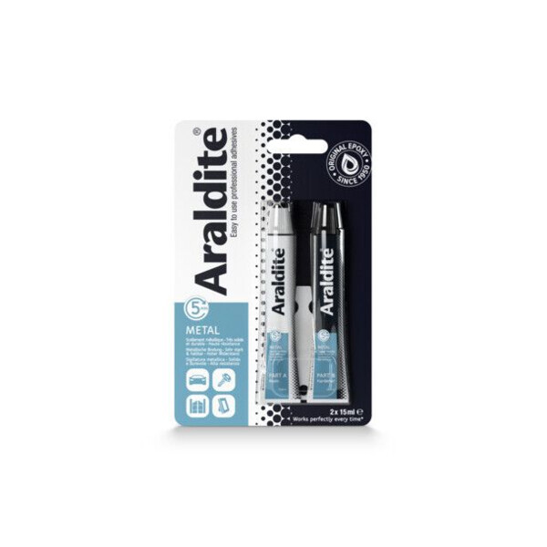 Colle epoxy araldite metal 2x15ml