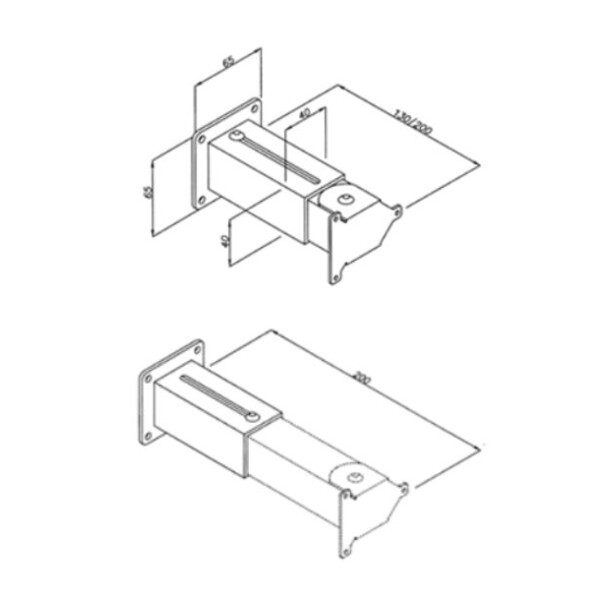 Colonne Télescopique (Schéma) Colonne télescopique