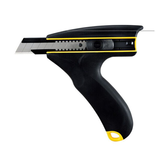 CUTTER AVEC 10 LAMES 22MM RENFORCEES (Présentation) Cutter avec 10 lames 22mm renforcees