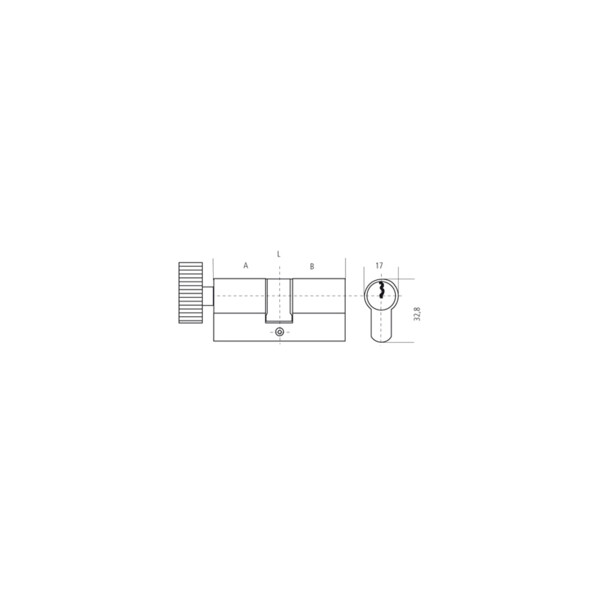 Cylindre à bouton f5s