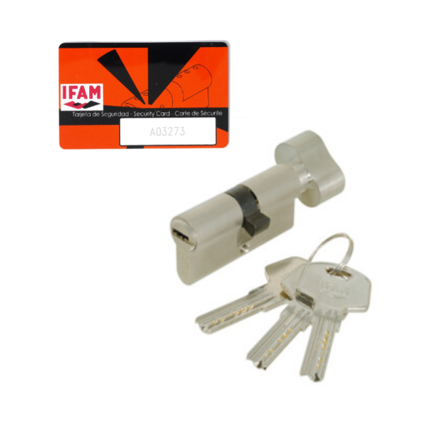 Cylindre à bouton f6s - s'entrouvrant 3 clés