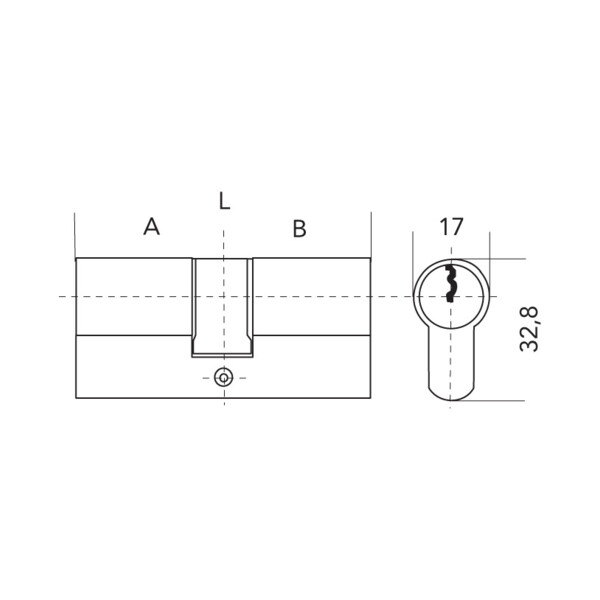 Cylindre débrayable f6s - varié 5 clés