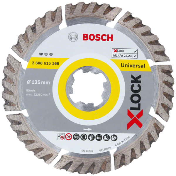 Disque diamant x-lock 125mm