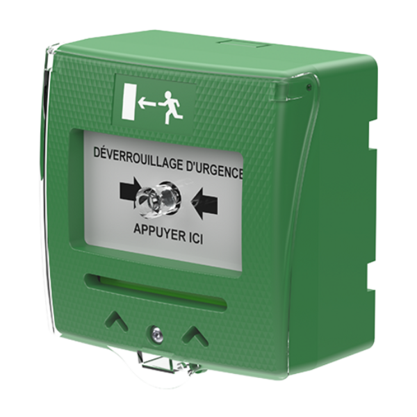 Dm vert shok 2 contacts + capot