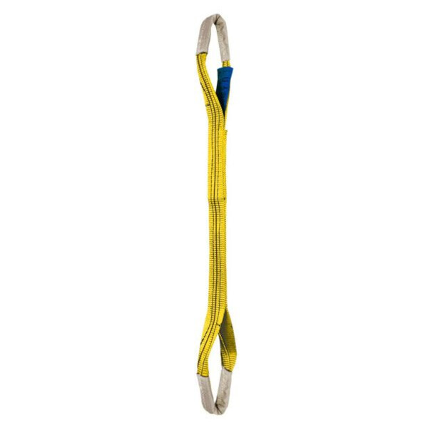 ELINGUE SANGLE PLATE A BOUCLE REPLIEE (Présentation) Elingue sangle plate a boucle repliee