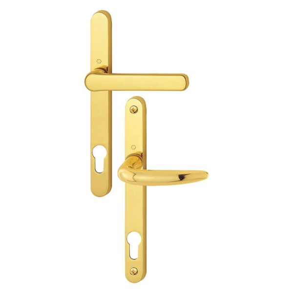 Poignée de porte étroite atlanta saillie réduite pvd