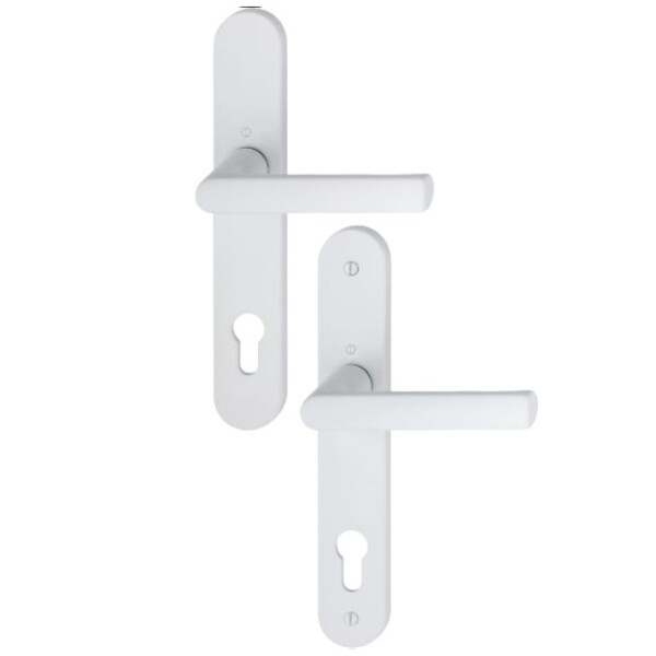 Poignée de porte plaque large  hamburg saillie normale