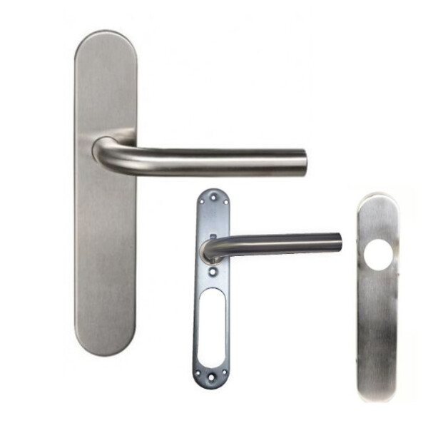 Ensemble sur plaque  "chantal" en l  inox 304