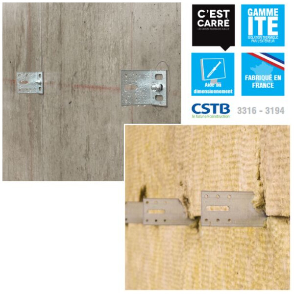 Equerre de bardage galva