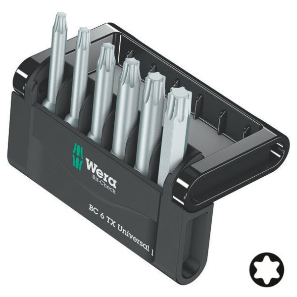 Etui d'embouts bit-check 6 tx universal 1 sb (6 pieces)