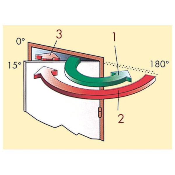 FERME-PORTE GR101 BRAS COMPAS (Présentation) Ferme-porte gr101 bras compas