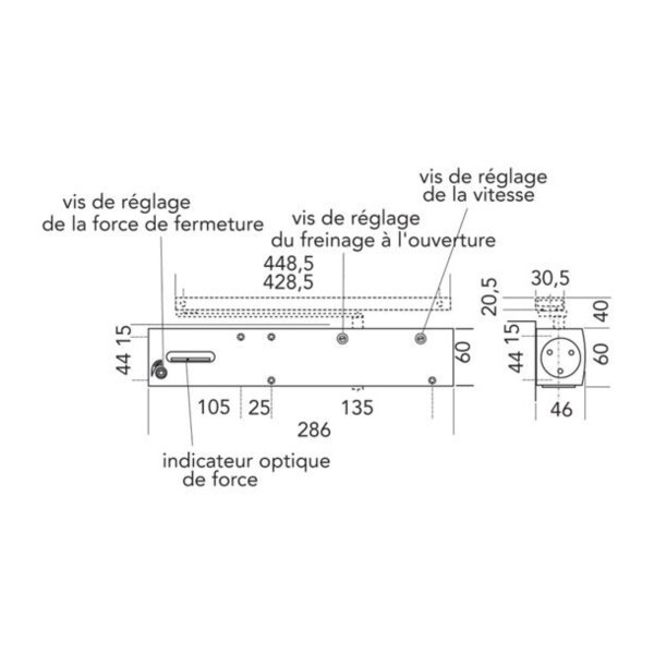 Ferme porte ts 4000