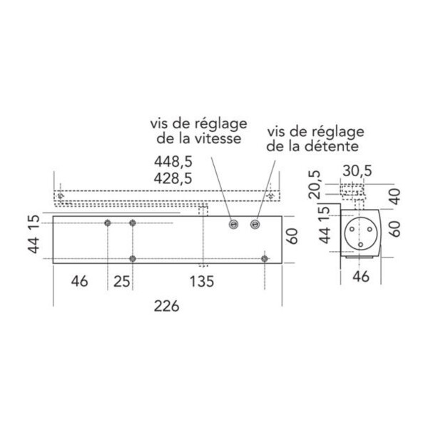 Ferme porte ts3000 vbc