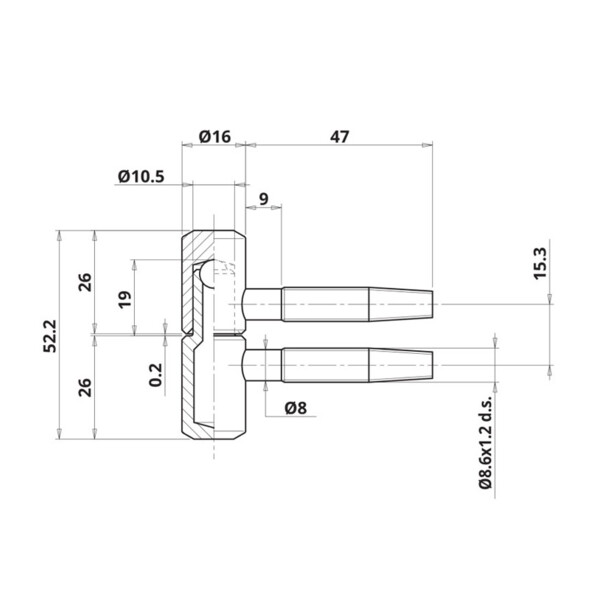 Fiche bois diamètre 16