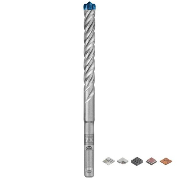 Foret 4 taillants sds+-7x