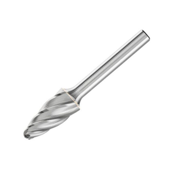 Fraise lime carbure ogive a bout arrondi rbf denture ''alu''