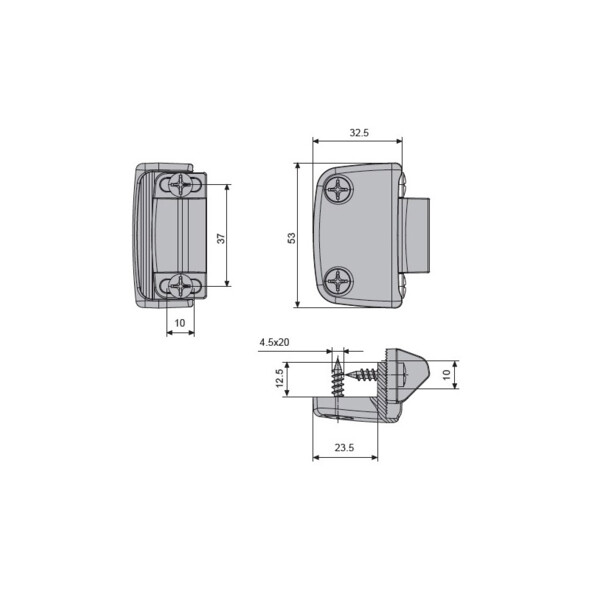 Gâche 8503a 1 vtl